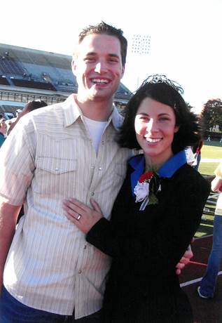 Matthew Ketteman and his wife, Kim, during their Missouri State days.
