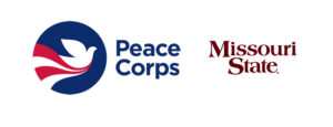 Peace Corps logo alongside Missouri State wordmark