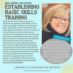 Establishing Basic Skills Training poster