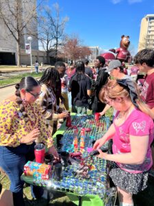 Bears Lead students compete in games.