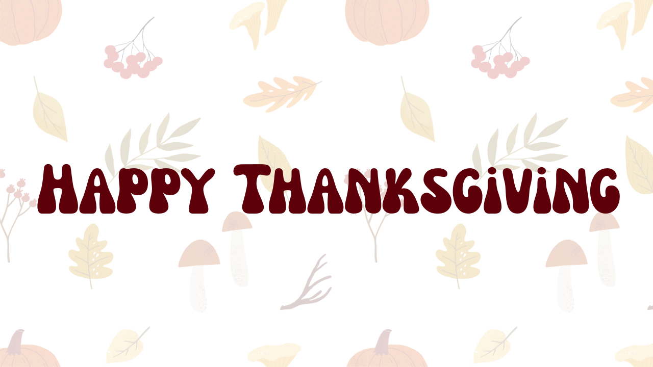 Happy Thanksgiving