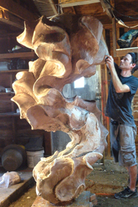 Per course instructor Jacob Burmood will lead a team in this year's Sculpture Games Oct. 2-9.