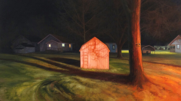 Photo of Painting "Claremont Avenue" by Sarah Williams