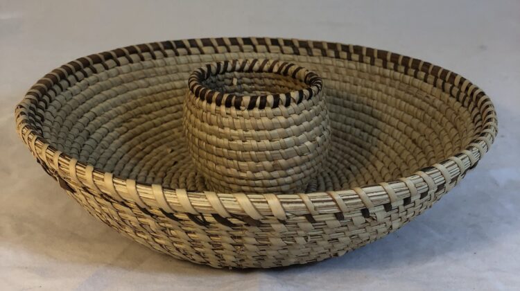 Image of Basket with Center Bowl