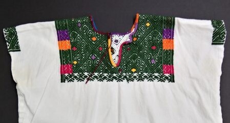 Kleding Dameskleding Tops & T-shirts Tunieken Gereserveerd voor Maria Vintage Maya huipil uit nahuala in lichtroze "speciale ongewone kleur" handgeweven 