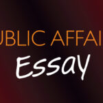 Public Affairs Essay