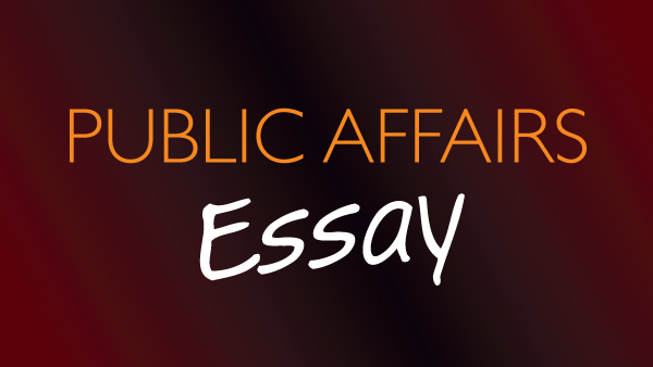 Public Affairs Essay