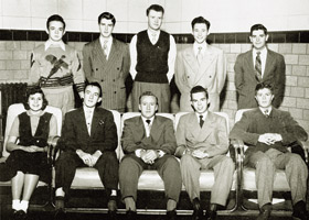 1949-50 Student Council group photo