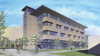 Proposed rendering of the new Taylor Health and Wellness Center