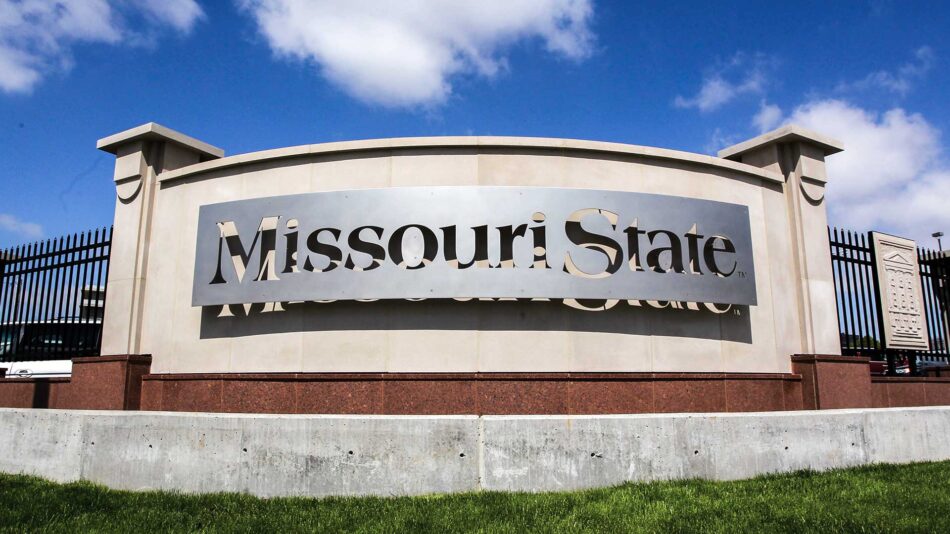 Missouri State University main entrance