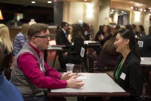 College of Business speed networking event.