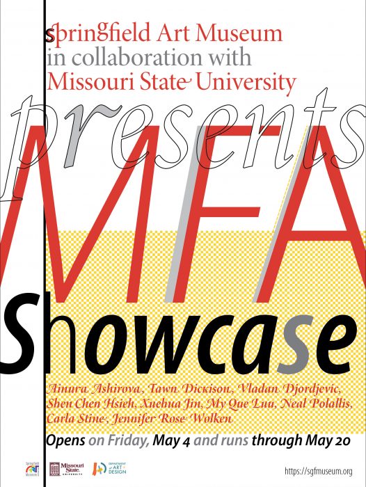 MFA Showcase at the Springfield Art Museum in May