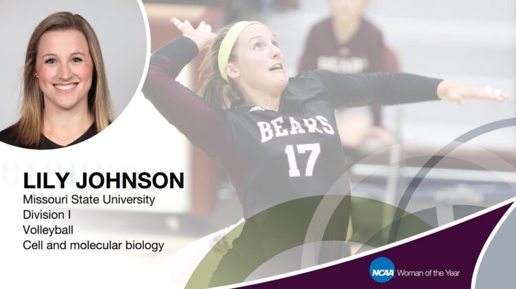 Lily Johnson Missouri State University Division 1 Volleyball Call and molecular biology major