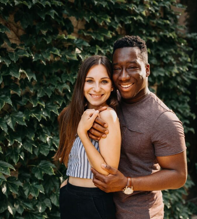 The lovely couple