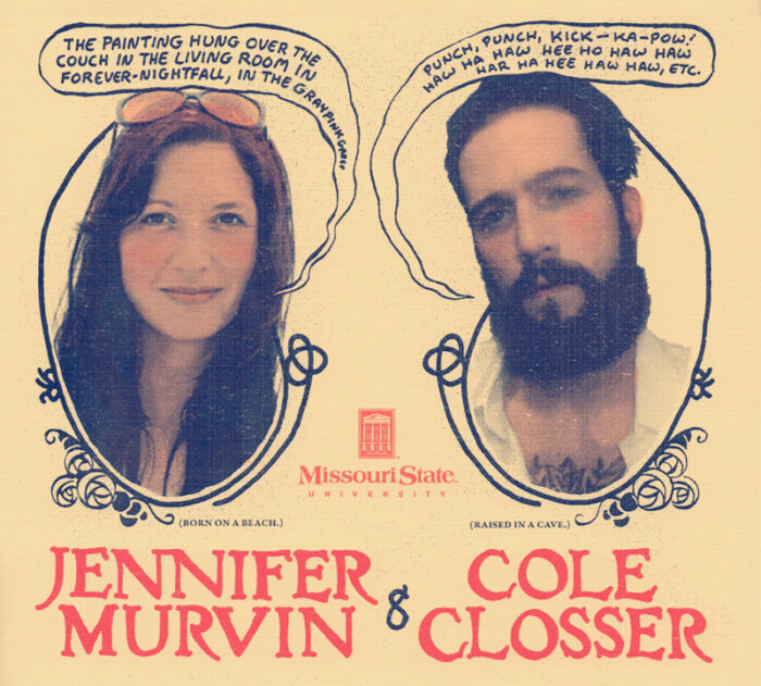 Professors of Graphic Narrative: Jen Murvin and Cole Closser.