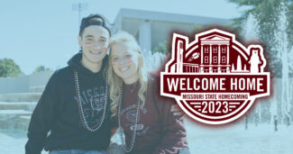 MSU Homecoming 2023 Instagram, Facebook and Twitter Post Image with couple