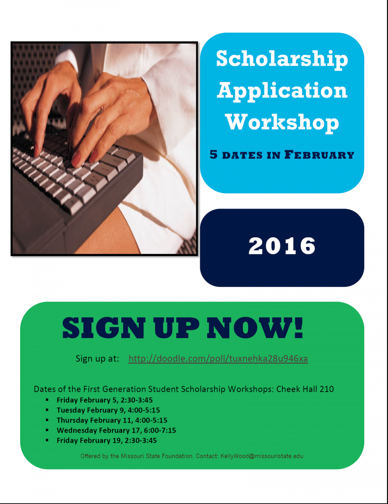 First Generation Student Scholarship Offered in February