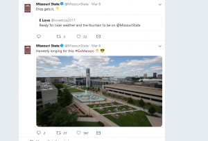 Missouri State Twitter Feed