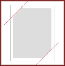 The deconstructed frame design element 