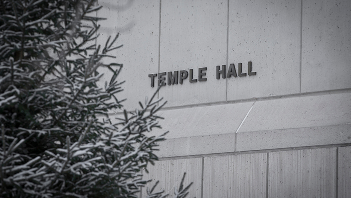 Temple Hall.