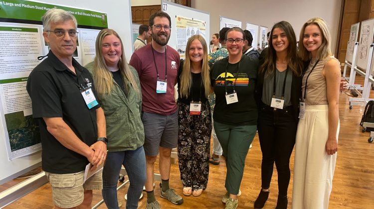 The group from Missouri State University (from left to right): Dr. Thomas Tomasi, Kali Rouse, Dr. Sean Maher, Kaitlyn Bebensee, Emilyn Gilmore, Carly Trujillo and Aleana Savage.