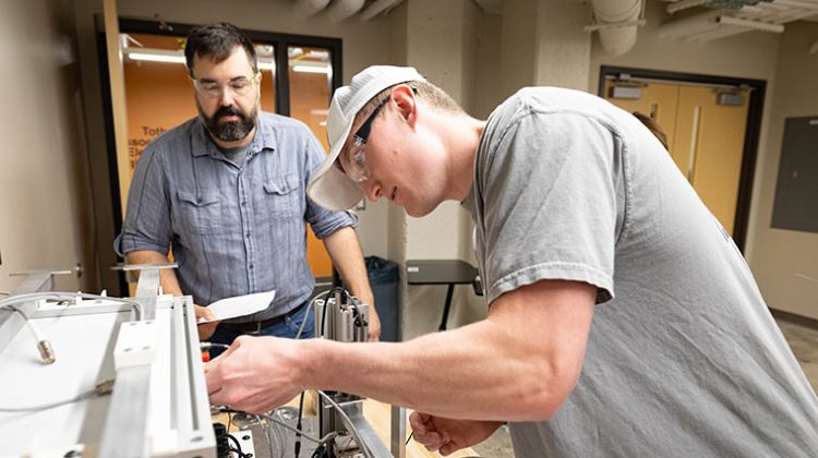 Dr. Ryan Hutcheson, teaching professor in the cooperative engineering program at Missouri State.