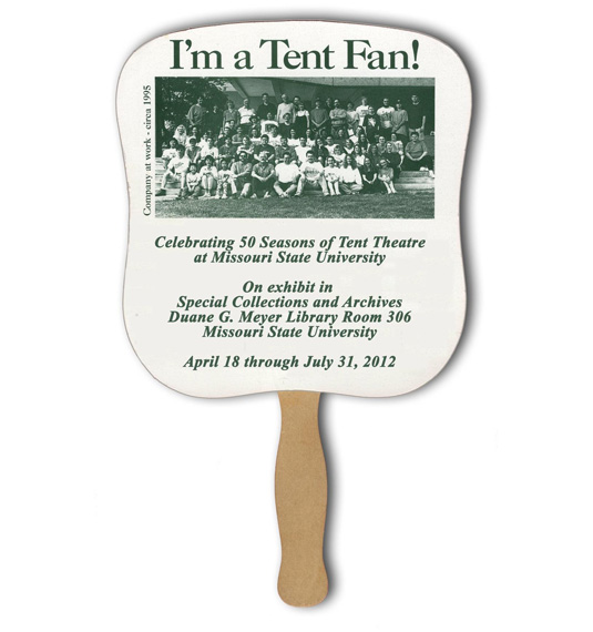 "I'm a Tent Fan" exhibit poster