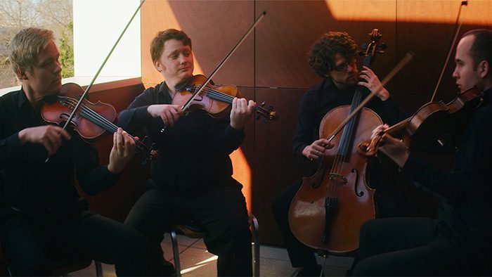 The William T. White String Quartet, performing in "Ensemble"