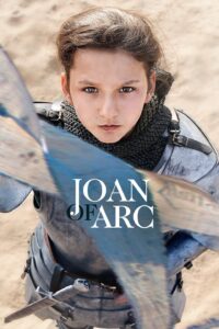 Movie poster of a young girl in metal armor