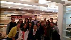 Ad Club students at BBDO-New York City office