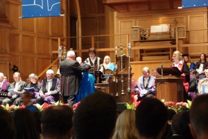 Cathy VanLanduyt, senior instructor in computer information systems (CIS), received her PhD in Divinity from the University of St. Andrews in Scotland