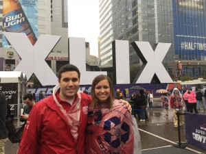 EMA students at Super Bowl XLIX 2015, Chase Field.  AZ
