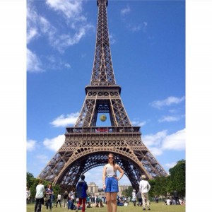 Kayla BInkley Eiffel Tower 
