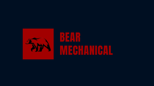 Red logo of a bear with "Bear Mechanical" next to it.
