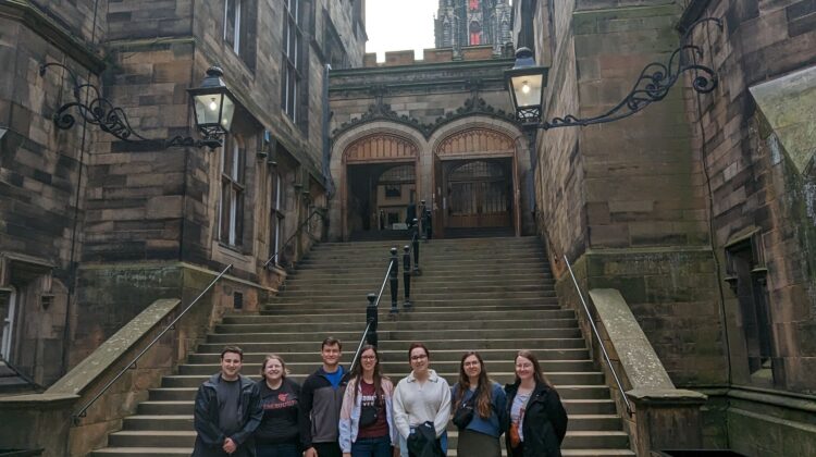 Students from COB in Edinburgh, Scotland