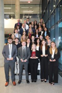 Group photo of the awarding winning students.