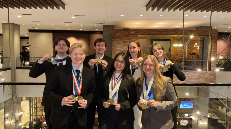 Mo State DECA team at the International Career Development Conference.