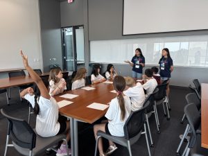 Cyber Cubs campers learn alongside ITC student counselors.