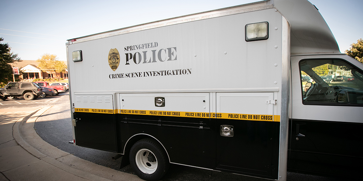 Springfield Police Crime Scene Investigation truck