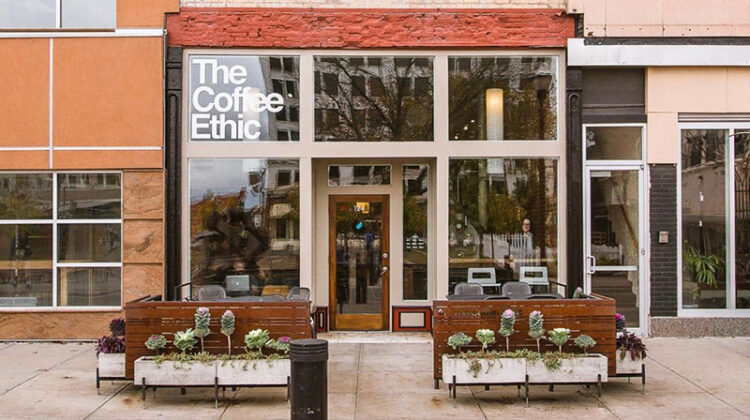 The entrance to The Coffee Ethic.
