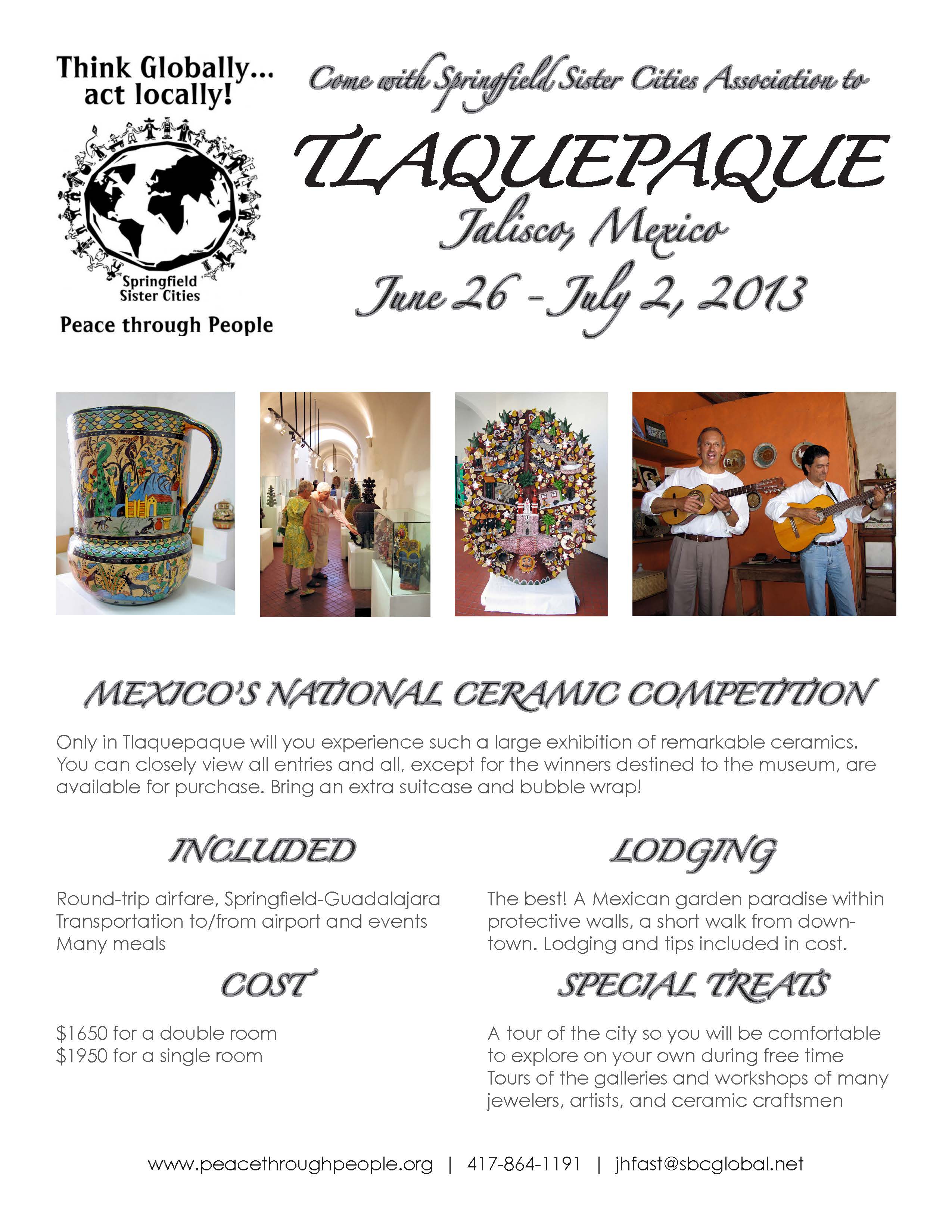 mexico's national ceramic competition flyer