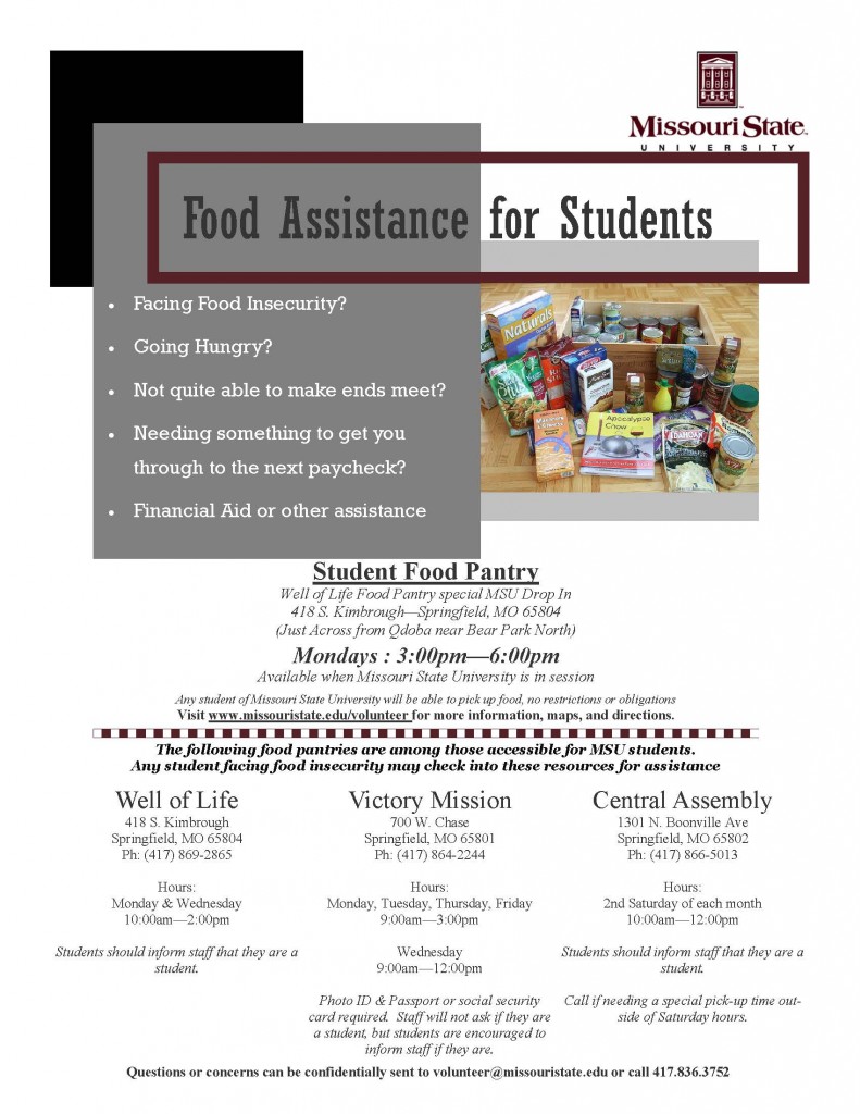 Food Assistance for Students