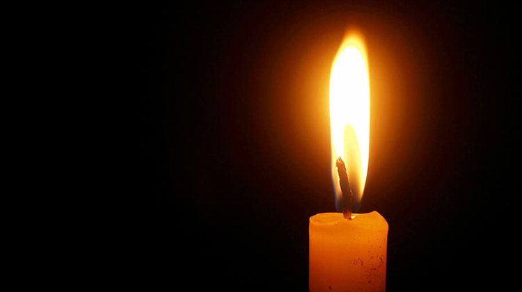 Image of lit candle