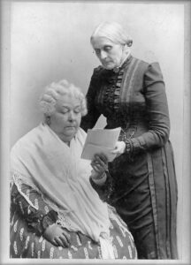 Portrait of Elizabeth Cady Stanton and Susan B. Anthony