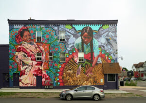 Mural celebrating the contributions of the Hispanic and Latinx communities in Buffalo, New York. Photo credit: Library of Congress