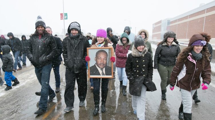 Marchers take to the streets to remember Dr. Martin Luther King Jr. in Springfield.