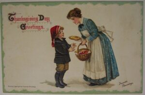 Vintage Thanksgiving postcard