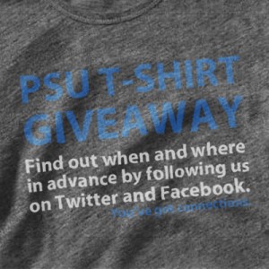 PSU T-shirt Giveaway