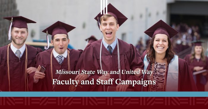 Missouri State Way and United Way Faculty and Staff Campaigns