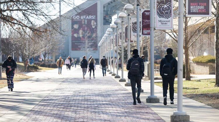 Campus in winter